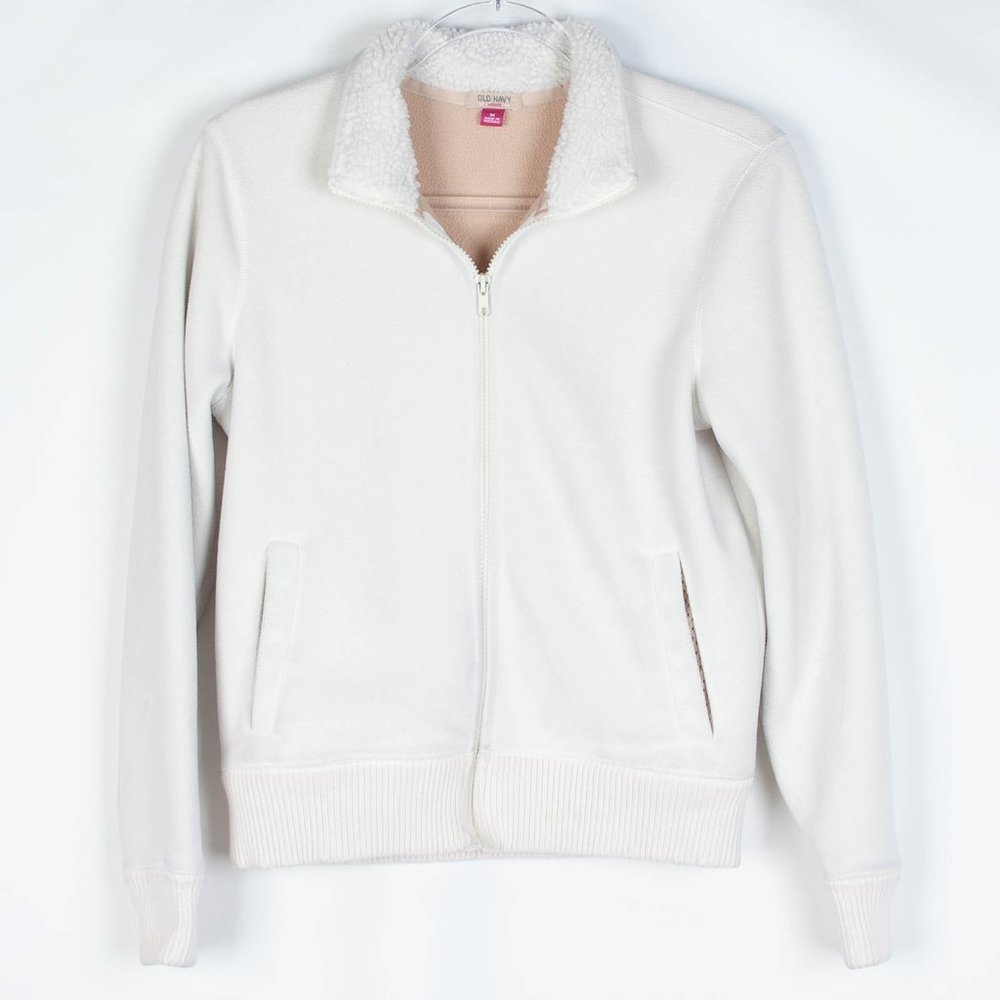 Old Navy Active Fleece Sherpa Zip Up Jacket Sz M